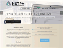 Tablet Screenshot of nstpa.com